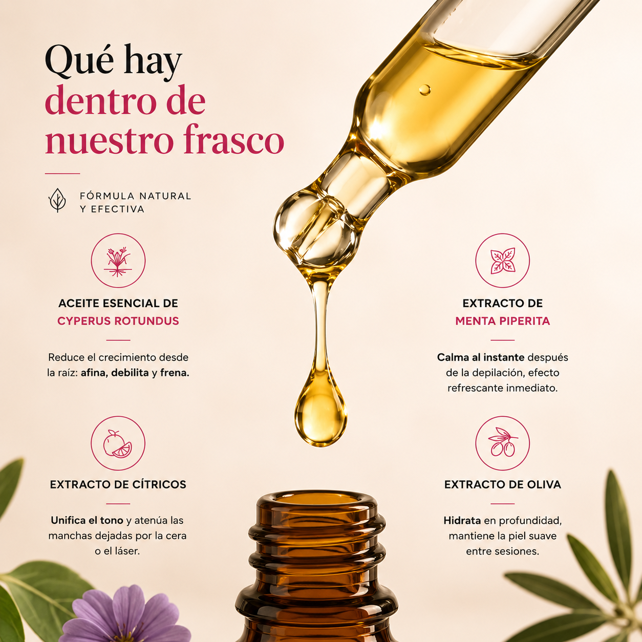 Aceite Cyprela® Inhibidor de Vello